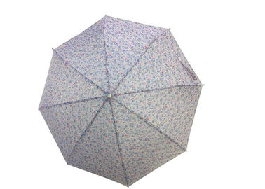 Polyester/Pongézijdestoffen Mini Vouwende Paraplu, Zelf Vouwende Paraplu